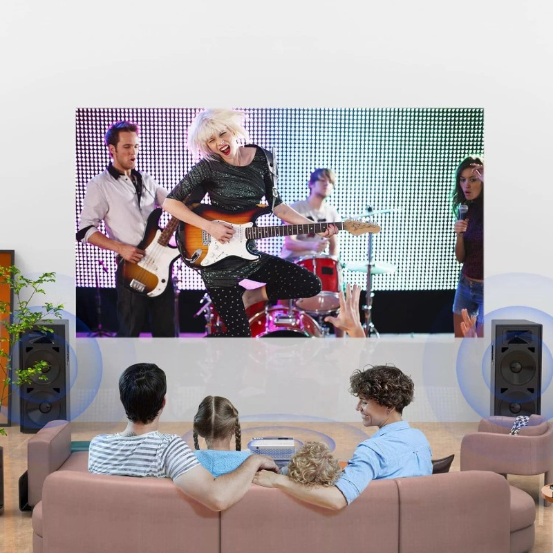 Unbranded Mini Projector 7500 Lumens, 1080P Full HD Supported Mini