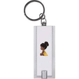 Azeeda 'Cute Sitting Girl' Keyring LED Torch (KT00040752)