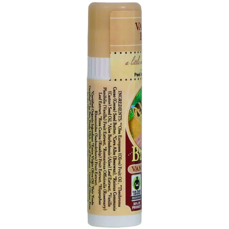 Cocoa Butter Lip Balm (Organic-Vanilla Bean) (.25oz) 7g