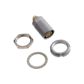 ECG.1B.305.CLL Circular 5 Position Connector Receptacle, Female Sockets Solder Cup