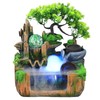 Headery Water Fountains Indoor Tabletop Rockery Fountain Desktop Waterfall Relaxation