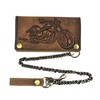 Jockey Club Biker Wallet with Chain and Removable Credit Card