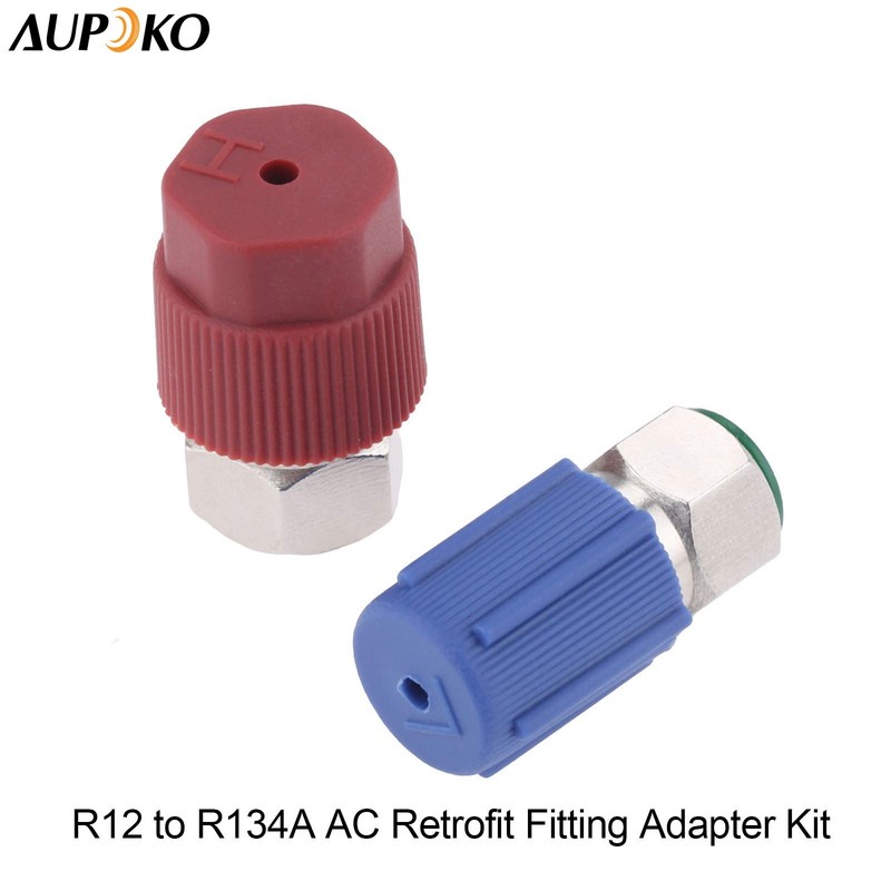 R12 to R134A Adapter, R12 R22 to R134A High/Low Fitting