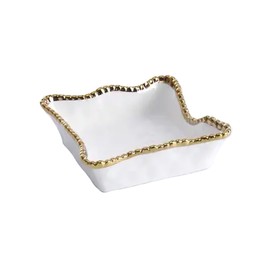 Pampa Bay Golden Salerno Porcelain Cocktail Napkin Holder