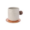 GoCraft Hammered Copper Coasters | Handmade Coasters with Padded Cork