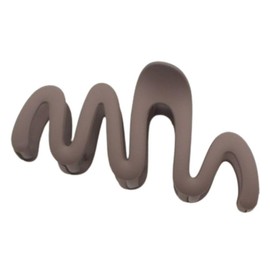 GOMINIMO Big Matte Snake Claw Hair Clip (Brown, 13 cm) OR27-22