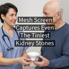 Vakly Calculi Strainer [2 Pack] – Durable Plastic Kidney Stone Collector Funnel with Fine Mesh Screen Filter for Urine & Pee Straining, Reusable Kidney Stone Catcher for Specimen Analysis & Testing