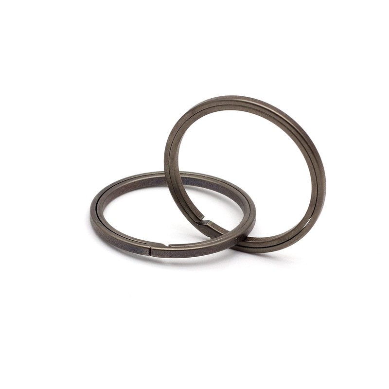 TUNUKE Ti Titanium Ring, Keychain, Key Ring, Key Hook, Carabiner,