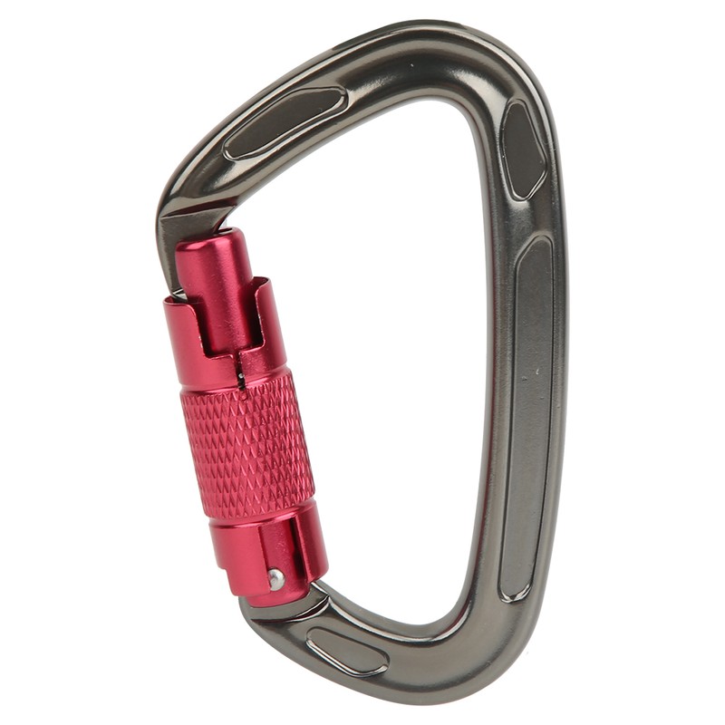 7075 Aviation Aluminum Master Lock Carabiner D Ring Safety Buckle