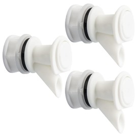 Push-Button Spigot Cooler Spigot Replacement, Compatible with Igloo 2-10 Gallon Water Coolers, Durable Beverage Jugs Spigot (3 Pack)