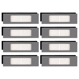 (8 Pieces) N10 HEPA Filter for Ecovacs DEEBOT OZMO N10 N10 Plus 920 950 T8 AIVI Max T9 T5 N5 N7 N8+ N8 Pro Plus DX55 DX93 DJ65 Robot Vacuum, Filters Accessories, Canister Filters