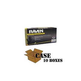 Raven - Nitrile Powder Free Gloves - Case - Size: Small