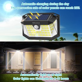 WELALO Solar Motion Lights Outdoor