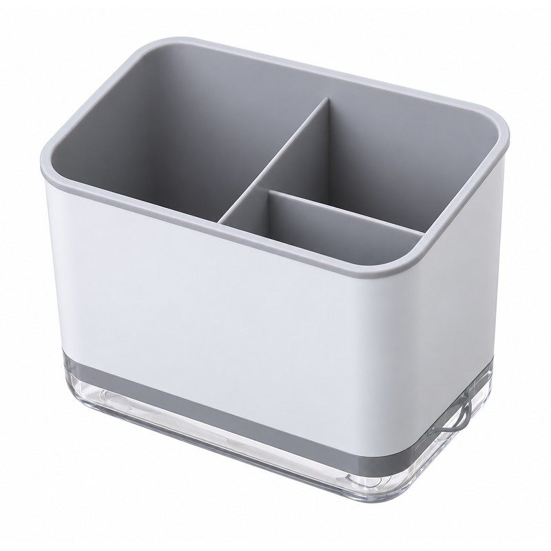 Kitchen Utensil Holder for Countertop – Drainage Tray Design for