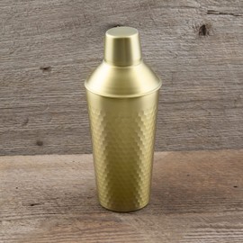 Cambridge Insulated Gold Faceted Shaker, 20 oz Capacity, Mulitcolored