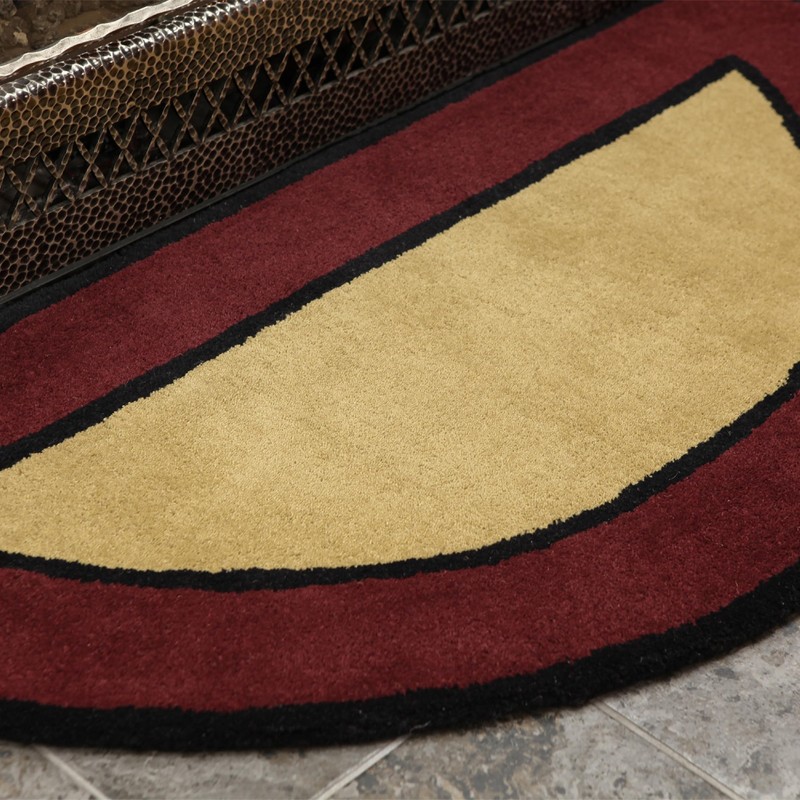 Minuteman International Berry, Contemporary II Half Round Rug