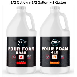 TRUE COMPOSITES Liquid Expanding Polyurethane Closed Cell 4lb Foam Flotation Insulation 1 Gallon