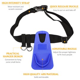 Doorslay Fishing Waist Belt Rod Holder Adjustable Fishing Pole Waist Belt Fishing Tackle Holder Padded Waist Belt