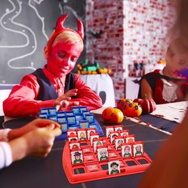 Adivina Quién, Juego de Mesa de Razonamiento Lógico con Cartas de Personajes y Animales, Perfecto para Familias, Fiestas y Niño a Partir de los 6 Años de Edad para 2 Jugadores.(Animales + Personajes)