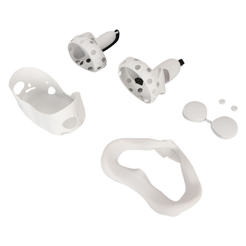 5 in 1 Silicone Cover Set for Quest 2 Includes