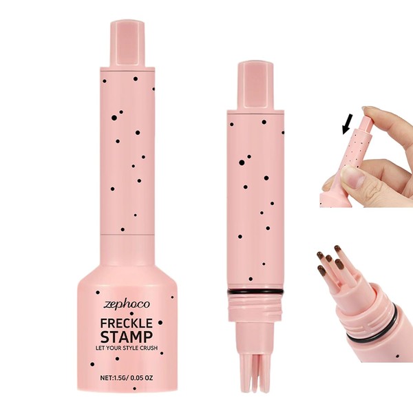 Freckle Pen, Smudge-proof Freckle Stamp, LongLasting Quick Dry Freckles Tattoo
