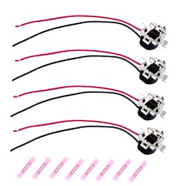 4 Pcs H7 Bulb Socket Retainer Holder Adapters,H7 Halogen HID LED Headlight Bulb Plug Connector Base Retainer Compatible with Ford VW Mercedes Opel Replaces# 158 905-00 8KB193607001