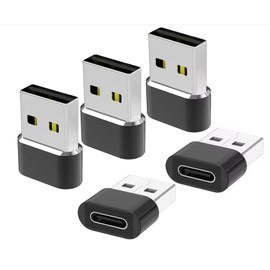 EYEZING USB C to USB Adaptor 5 Pack,USB to USB C Adapter,Type C Male to A Female Charger Converter Kit Connectors for Laptops, Phones, Tablets, Computers, Electronics