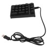 Mechanical Numeric Keypad Wired 21 Keys Blue Switch Color LED