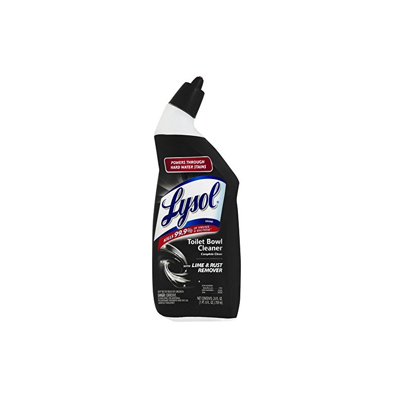 Lysol Toilet Bowl Cleaner with Lime and Rust Remover, 24