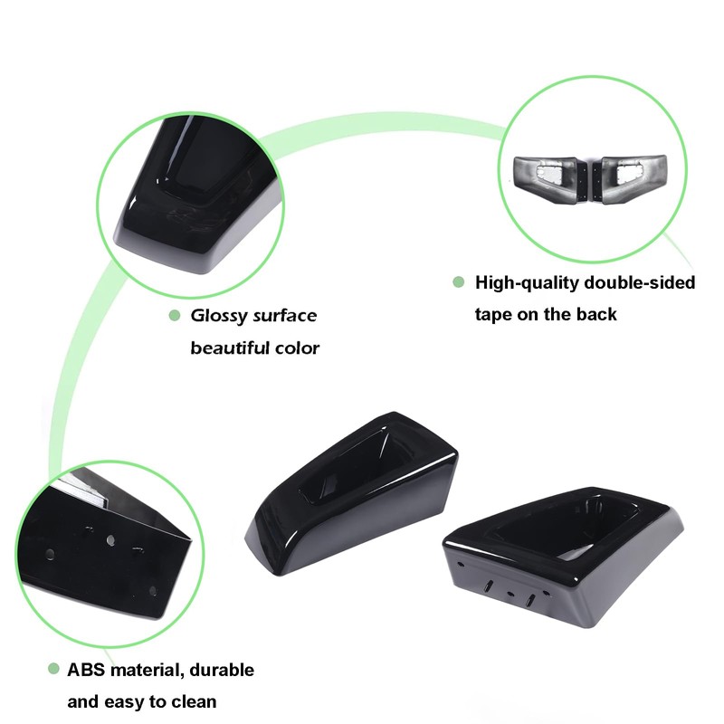 PIUGILH Front Bumper Bezel Corner Cover Compatible with 2003-2009 Hummer