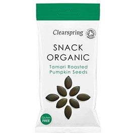 Clearspring Tamari Roasted Pumpkin Seeds - Snack Organic