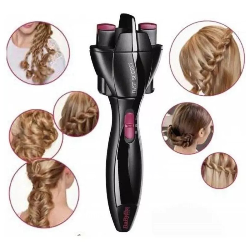 Twister Trenzadora Eléctrica De Cabello Giro Trenzas