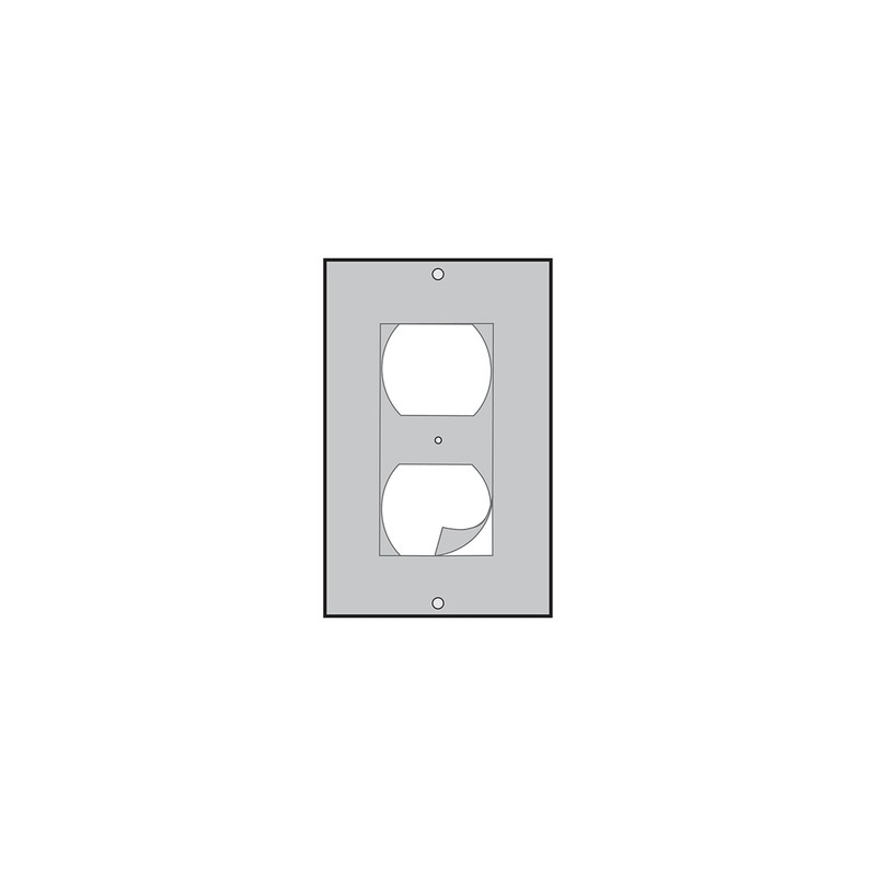 M-D Building Products 87916 White Outlet Sealers for Standard &