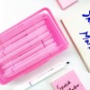 Ykimok Large Capacity Clear Pencil Box, Pencil Case, Plastic Pencil