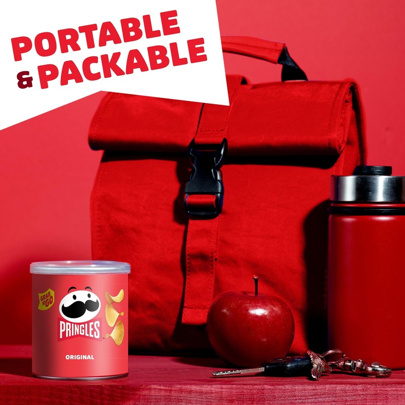 Pringles Potato Crisps Chips, Lunch Snacks, Office and Kids Snacks,