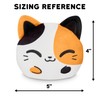 TeeTurtle 4" Reversible Cat Plushie - Cute Kawaii Calico -