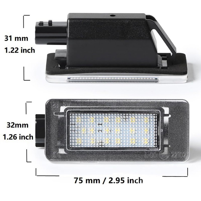 Serena C27 Series LED License Lamp License Plate Light LED