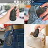 Annhua Women's Smart Key Case, Leather, Key Case, Unisex, Compatible