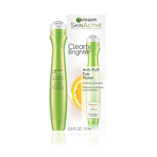 Garnier Clearly Brighter Anti-Puff Eye Roller, Dark Circles Under Eye