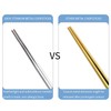 Tibitdeer Titanium Chopsticks,2 Pairs 9 Inch Reusable Dishwasher Safe Lightweight