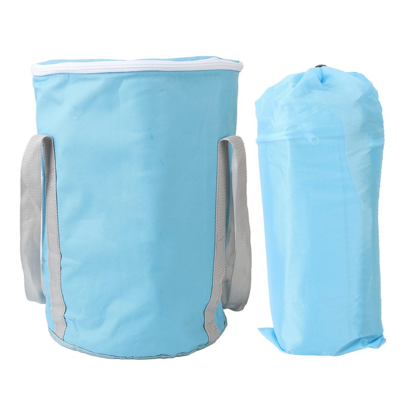 Collapsible Foot Soaking Bath Bag 5 Layer Insulated Waterproof Portable