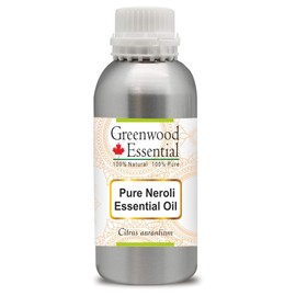 Greenwood Essential Pure Neroli Essential Oil (Citrus aurantium) Steam Distilled 630ml (21 oz)