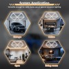 ALLYES Hexagon Garage LED Lights - Hexagonal LED Panel, 6500K,5940LM,