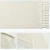 Artoid Mode Beige Boho Rural Rustic Farmhouse Tassel Table Runner,