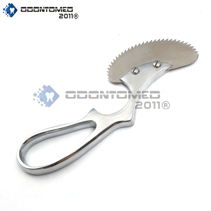 OdontoMed2011 ANGLED BONE CAST SAW 6" STAINLESS STEEL ODM