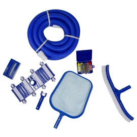 7-Piece Blue Assorted Pool Maintenance Cleaning Kit