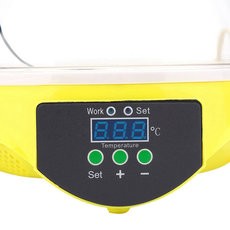 Mini Digital 7 Egg Capacity Chicken Duck Bird Hatch Incubator
