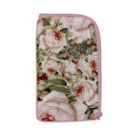 Multi Pouch Rudoute Rose Pastoral Pattern Mask Pouch Case