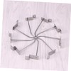 Hohopeti 20pcs Slatwall Hooks for Retail Display Sturdy Panel Hooks