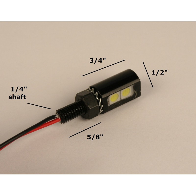 PilotLights 12 Volt DC Instrument Panel Light, Post Light -